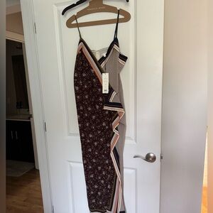 Veronica Beard Zigzag Pattern Dress Multi Pattern